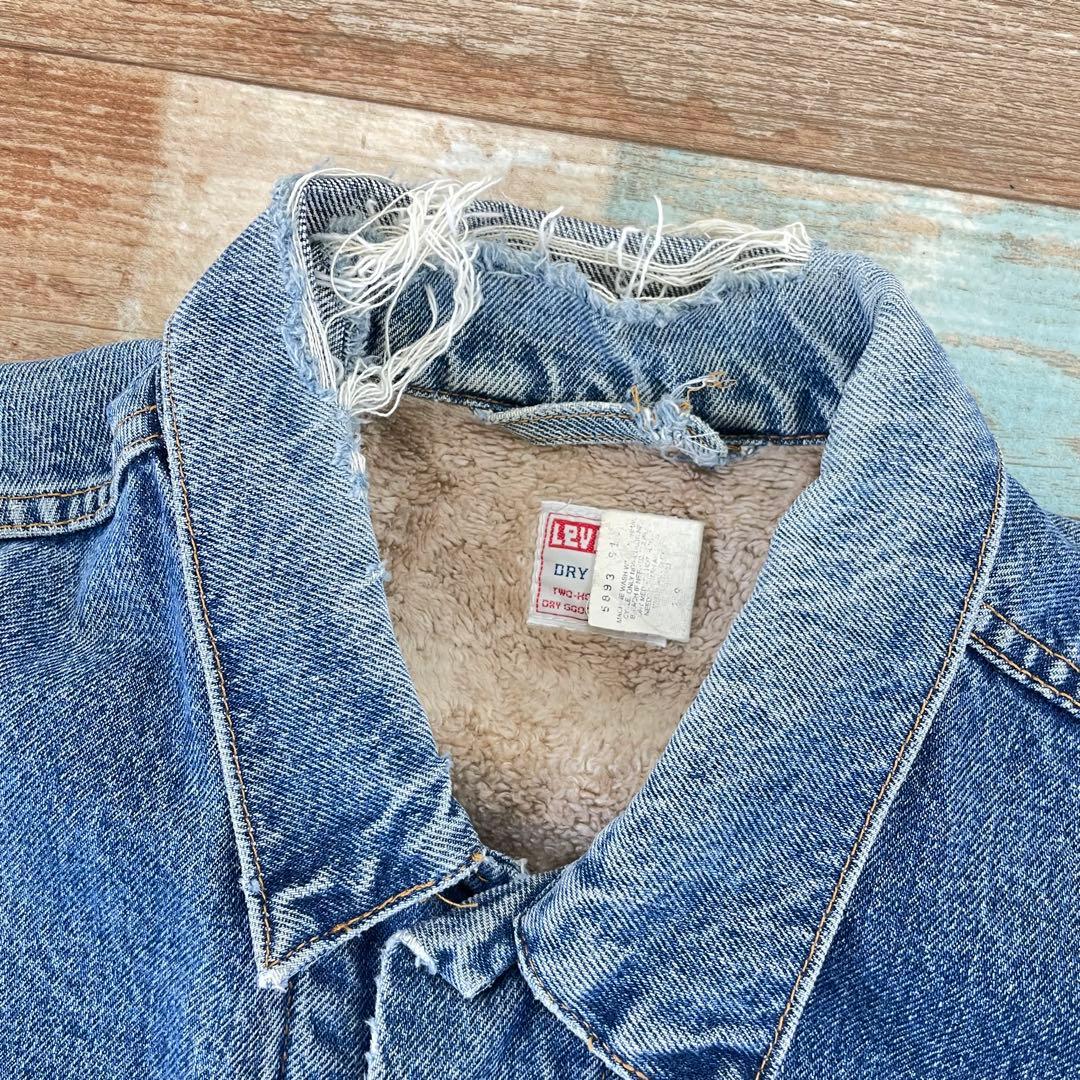 90s Levi’s ボア デニムジャケット