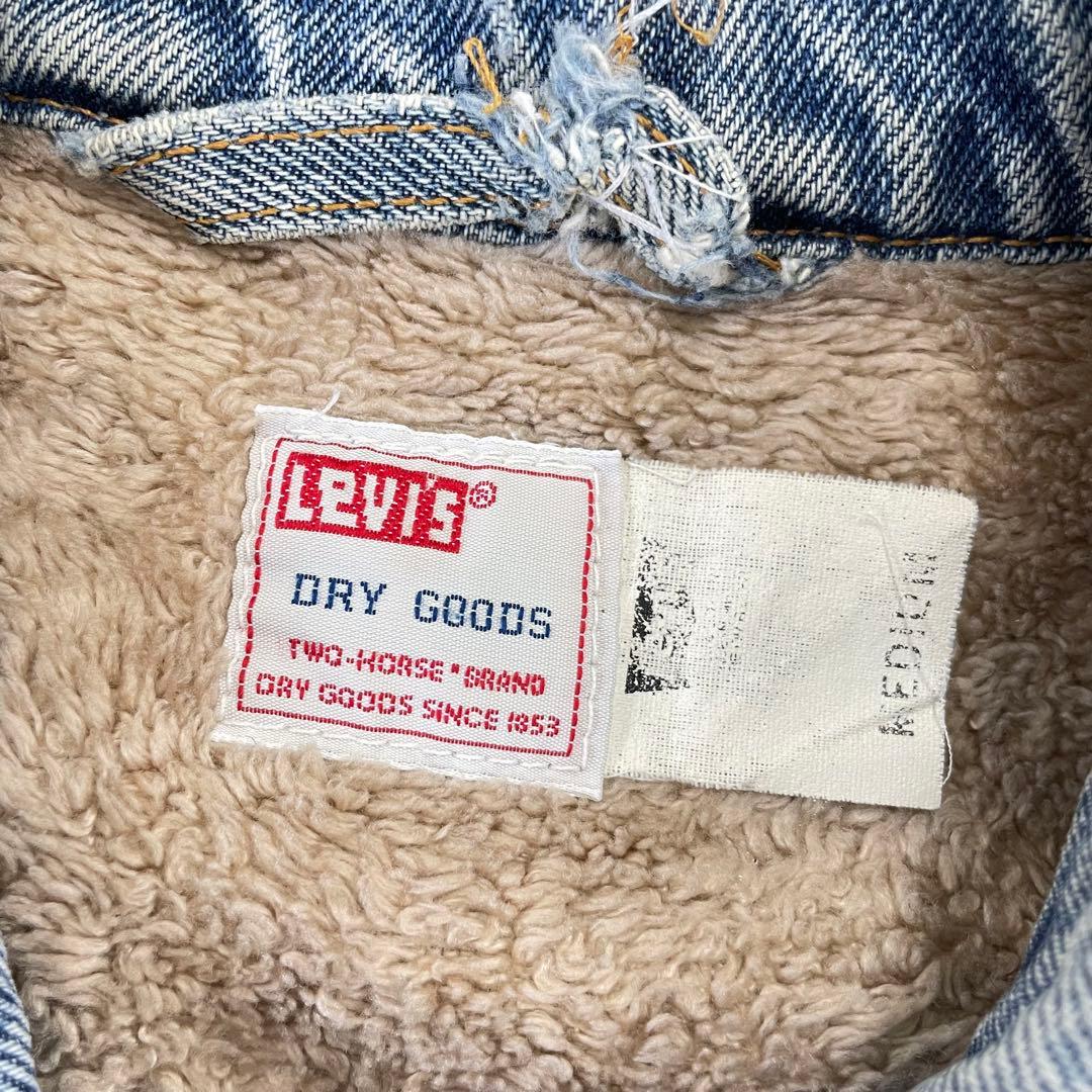90s Levi’s ボア デニムジャケット