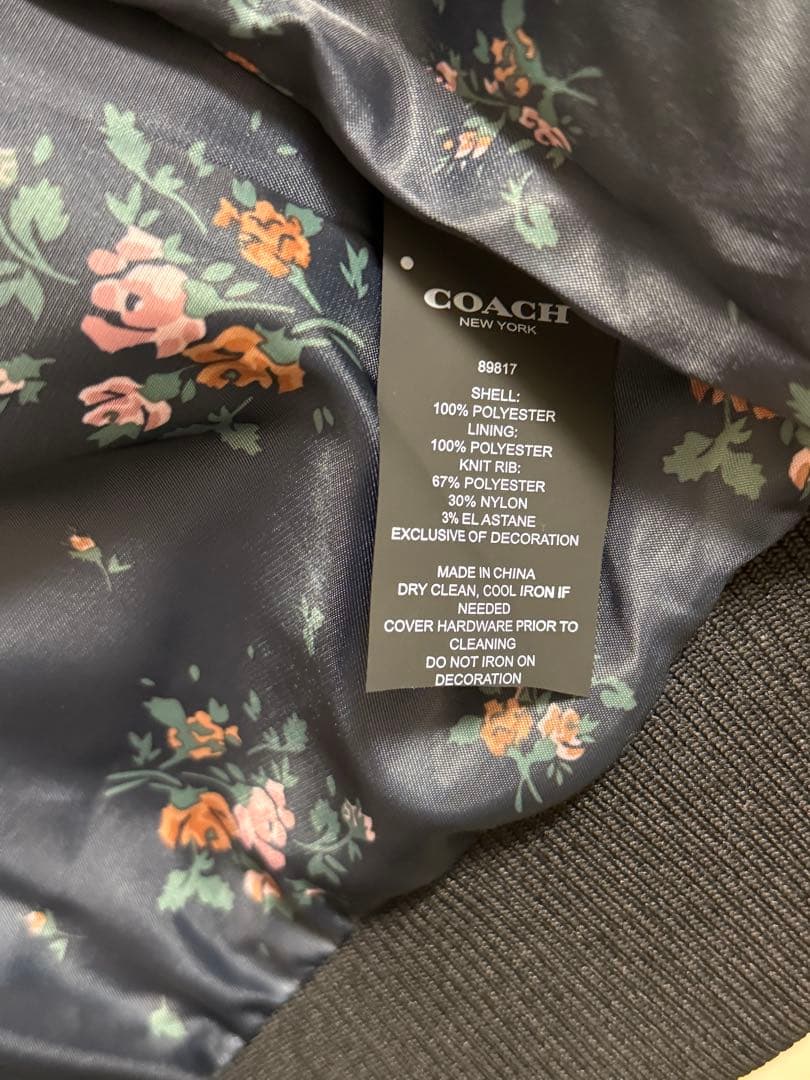 COACH × Disneyスタジャン/M/NVY/アニマル/89817