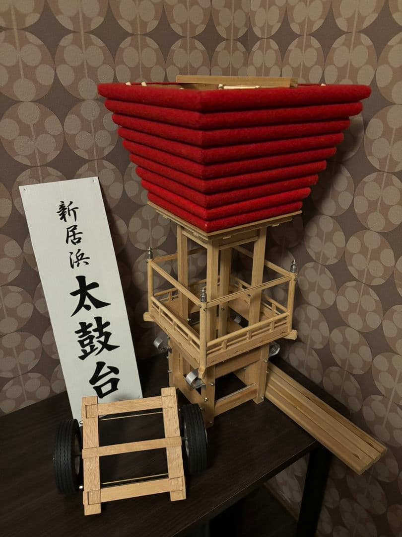 鳳牙新居浜太鼓祭り　太鼓台ミニチュア