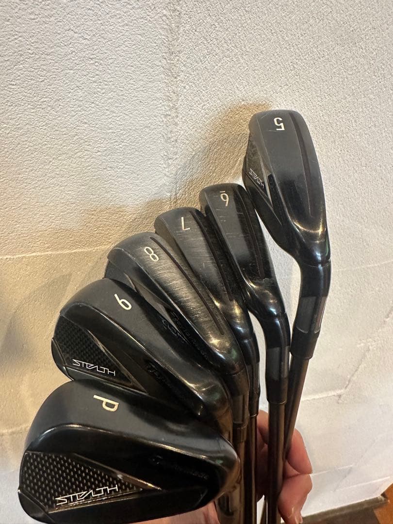 【限定品 】TaylorMadeステルス ブラック アイアン 6本セット