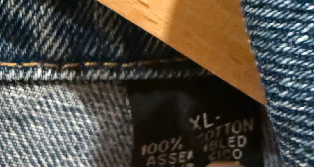 ポロジーンズ 三角タグ デニムジャケット　XL