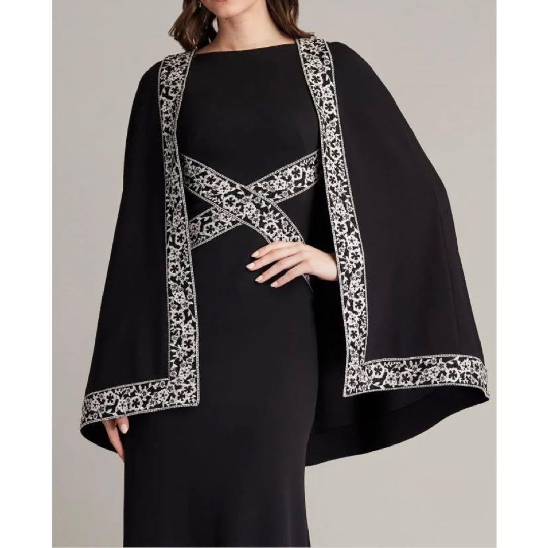 TADASHI SHOJI タダシショージ ケープロングドレス