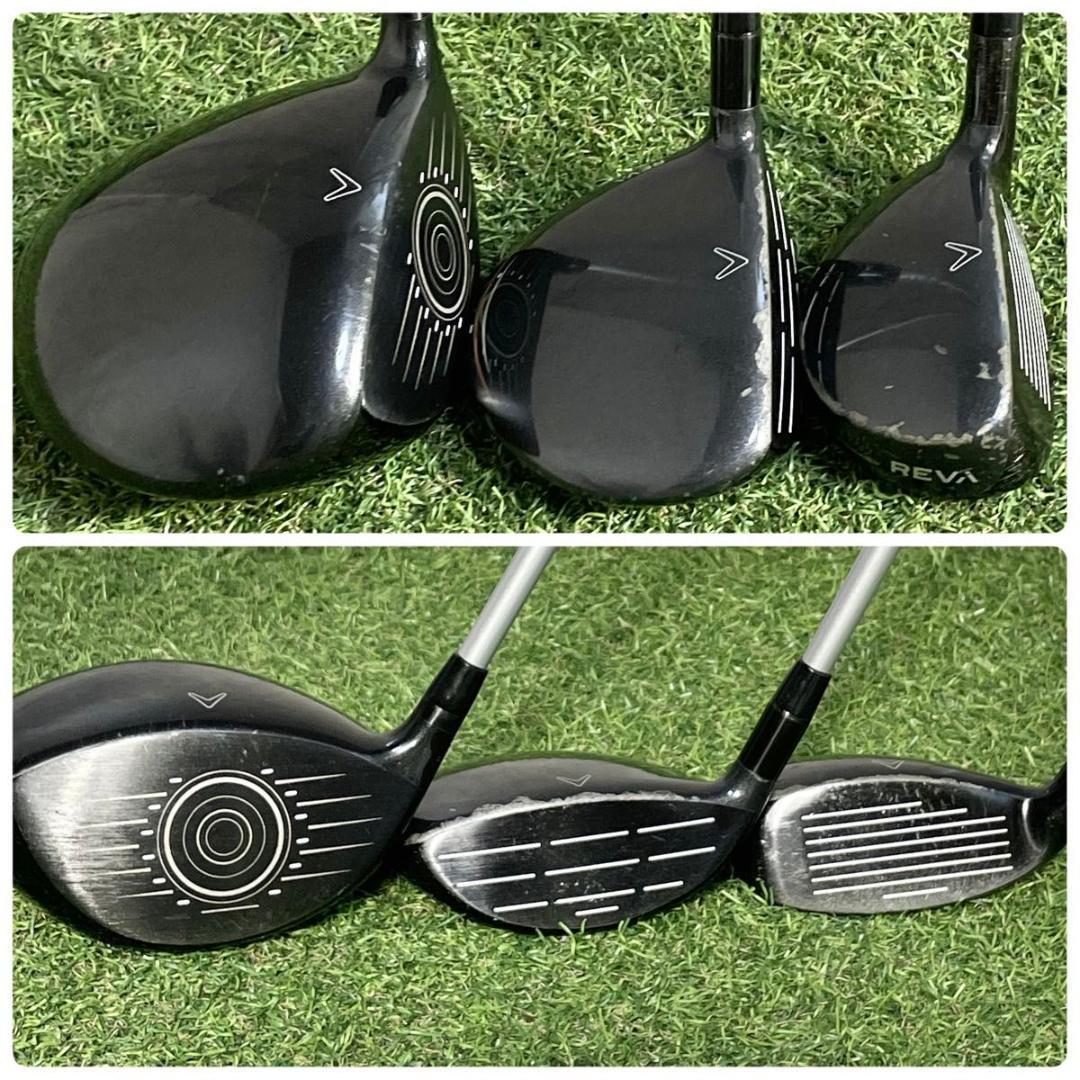 キャロウェイ レバ Callaway REVA ゴルフクラブセット L 9本 右