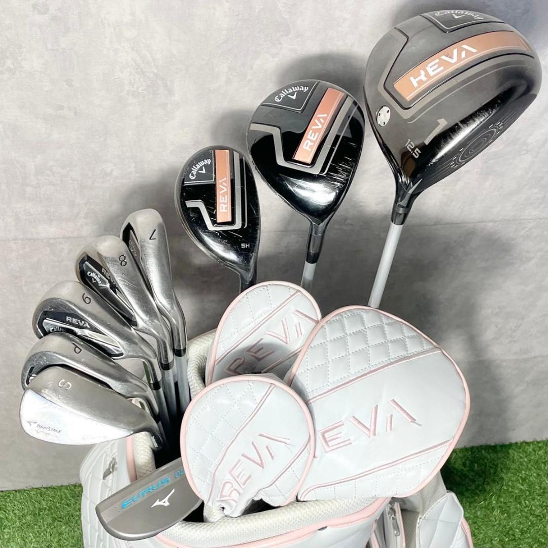 キャロウェイ レバ Callaway REVA ゴルフクラブセット L 9本 右