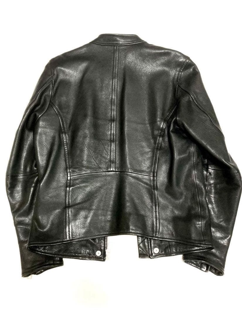 12.5万円　DIESEL ディーゼル　レザージャケット　シングルライダース