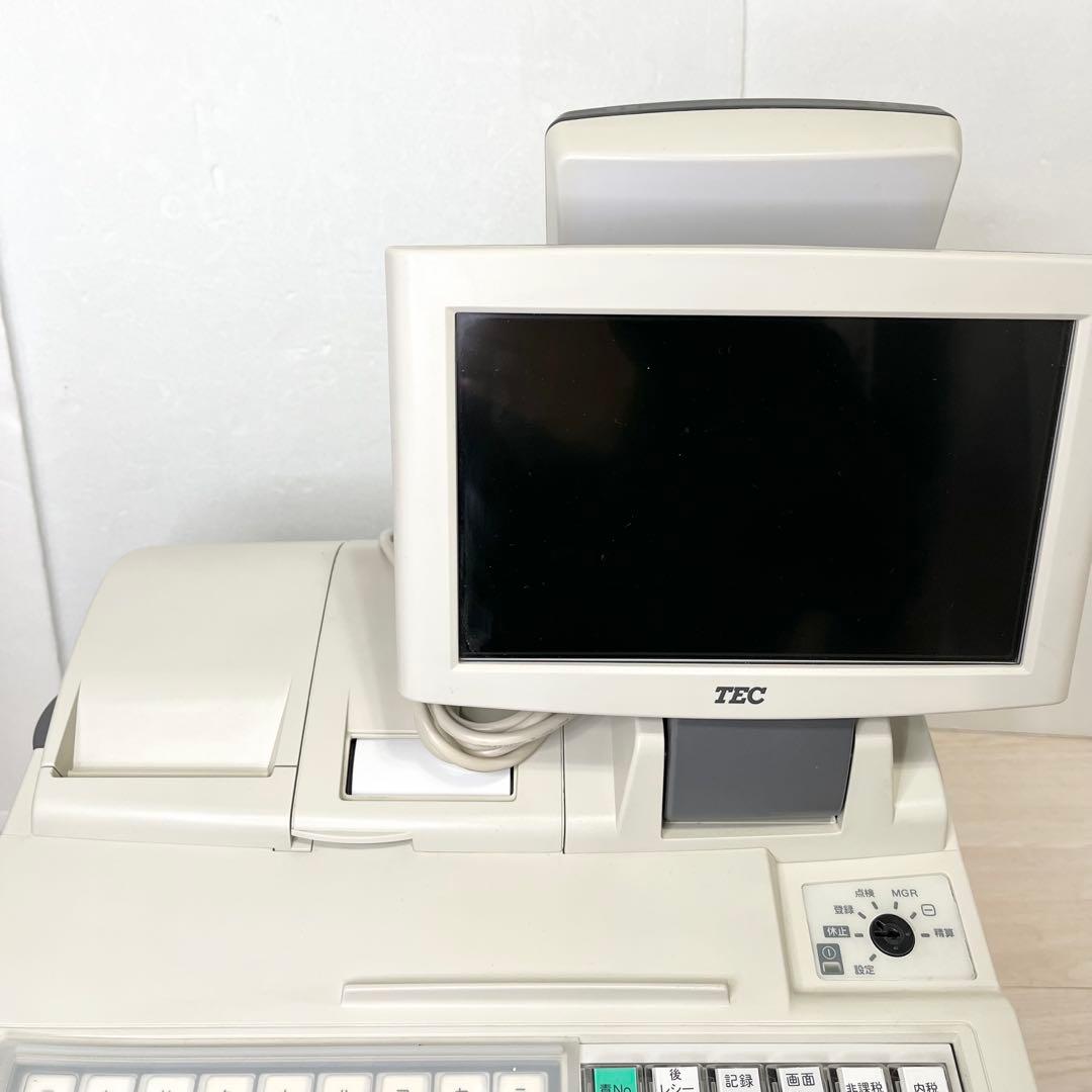 【良品】TOSHIBA 東芝TEC 電子レジスター FS-2055 新品鍵つき