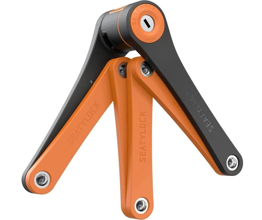 SEATYLOCK FOLDYLOCK　コンパクト　オレンジ　自転車ロック