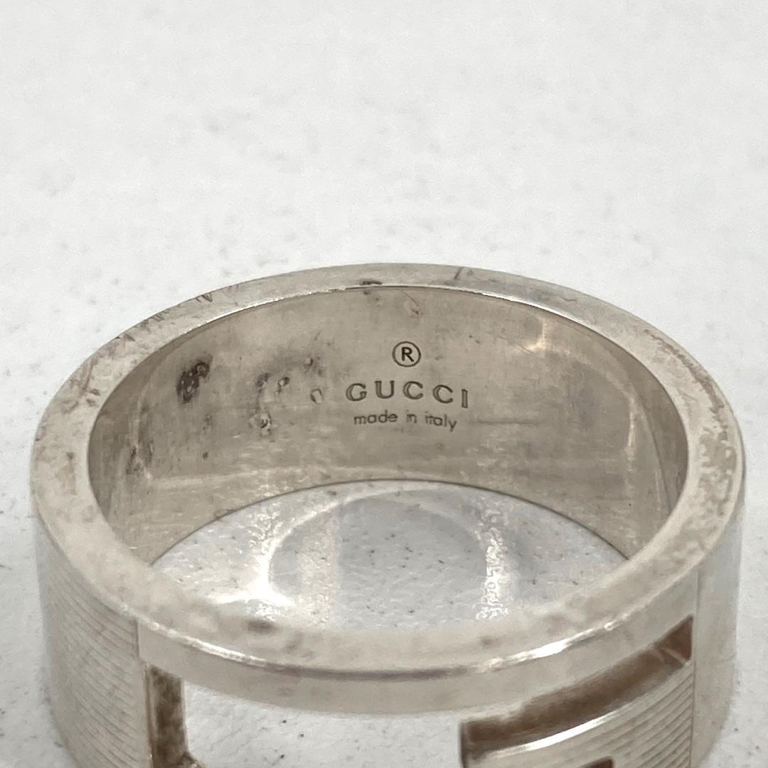 GUCCI グッチ 指輪 ブランデッドG リング サイズ17号 シルバー