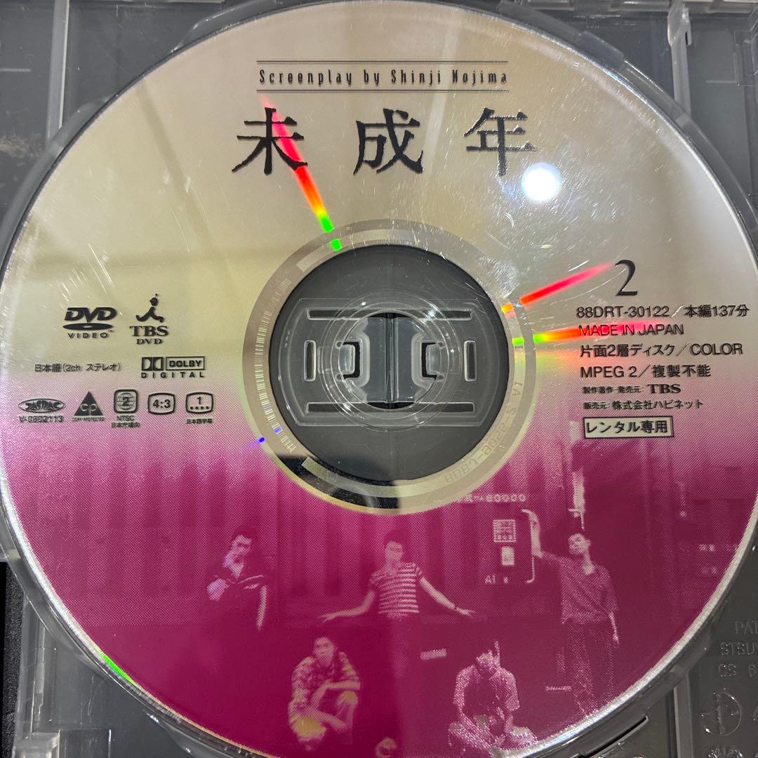 未成年　全4巻セット　完結　DVD　ドラマ　匿名配送