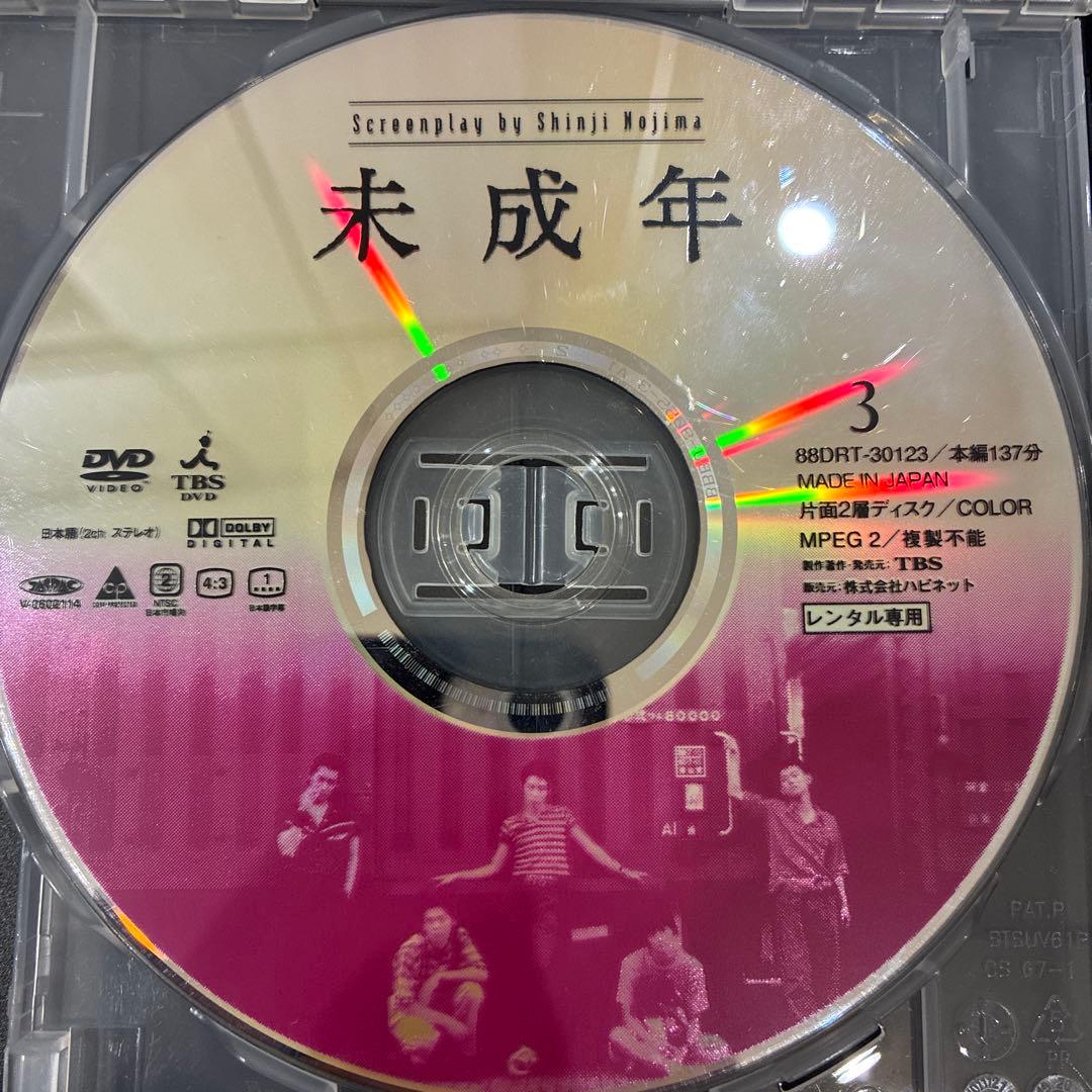 未成年　全4巻セット　完結　DVD　ドラマ　匿名配送