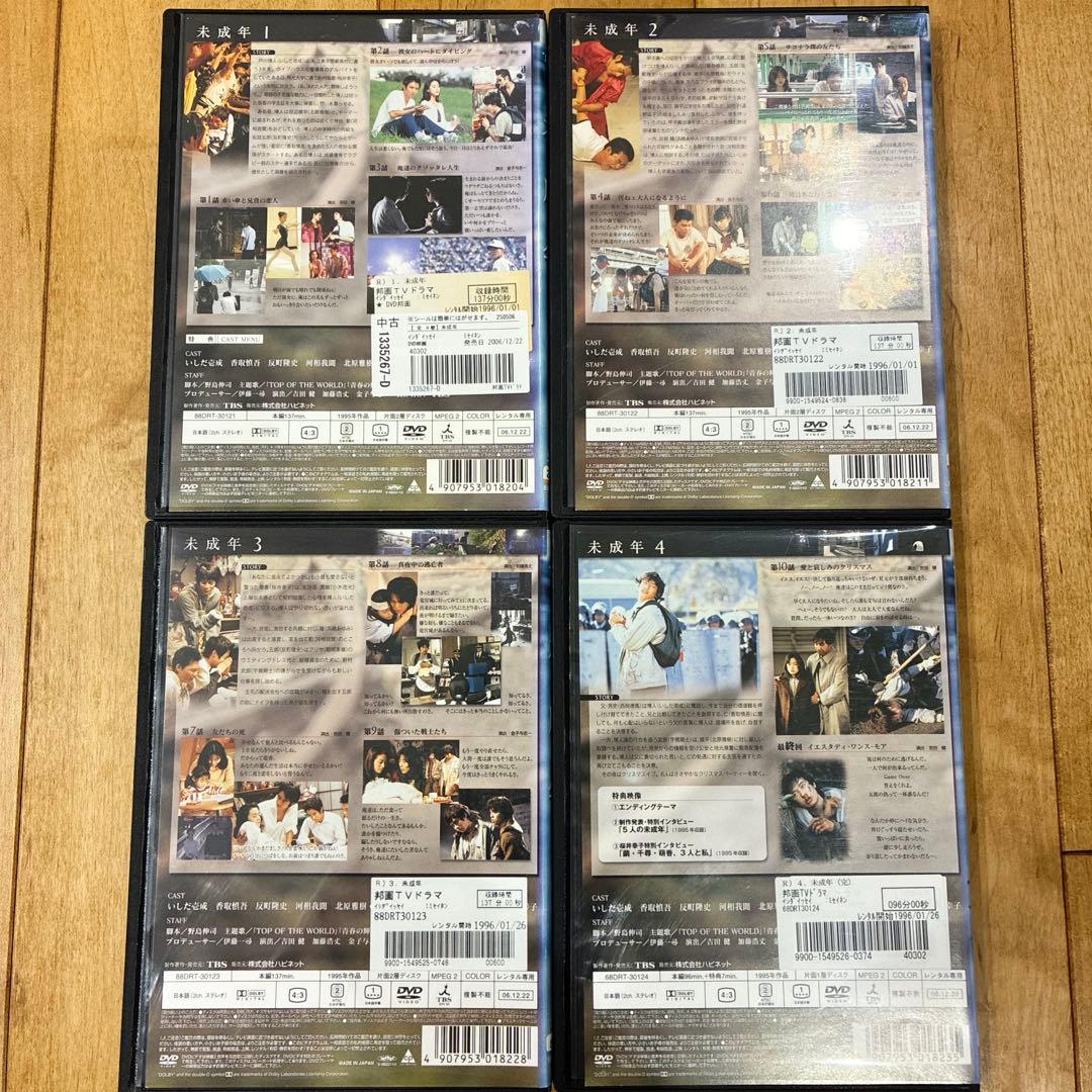 未成年　全4巻セット　完結　DVD　ドラマ　匿名配送