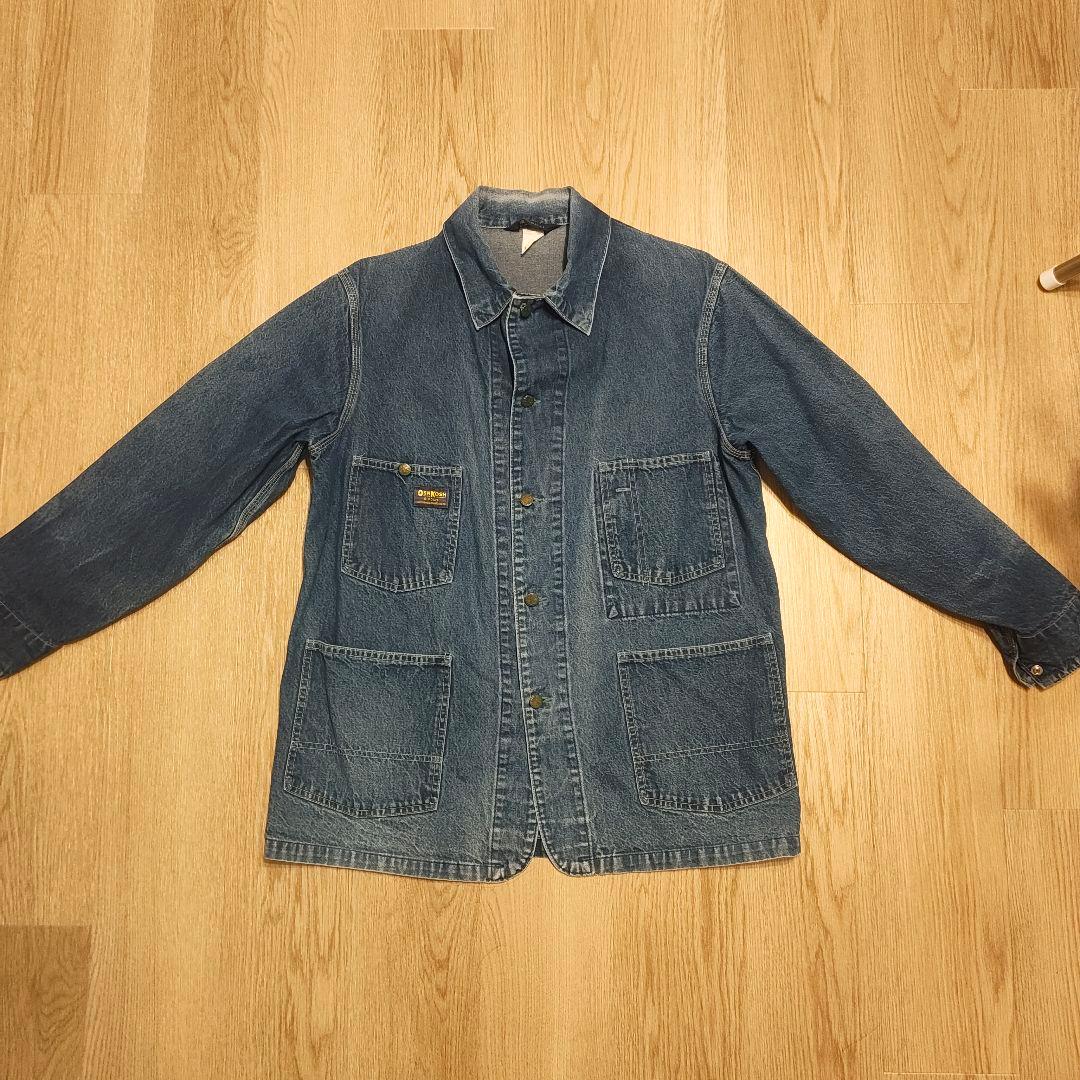 OSHKOSH 80s デニムカバーオール ビッグサイズ USA 44R