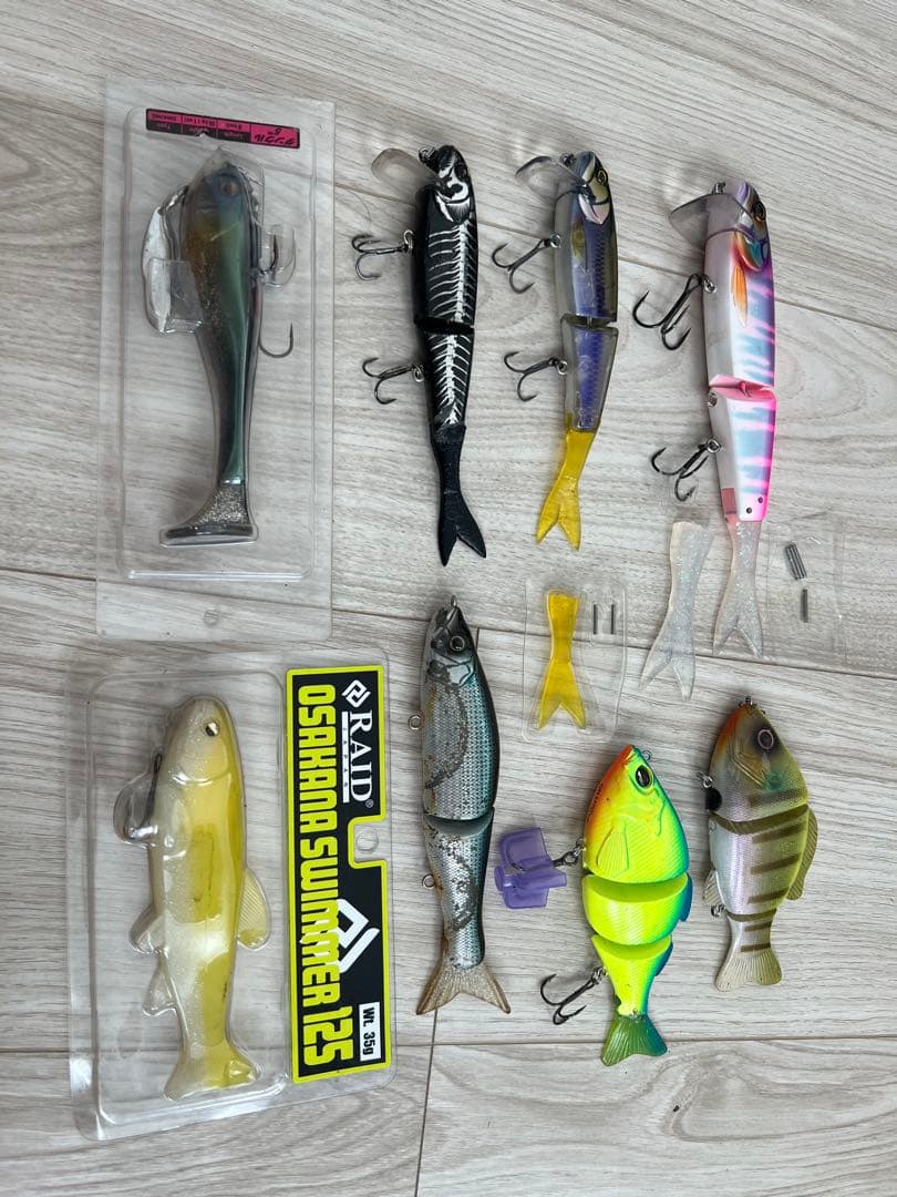 バス釣り引退　ルアーセット
