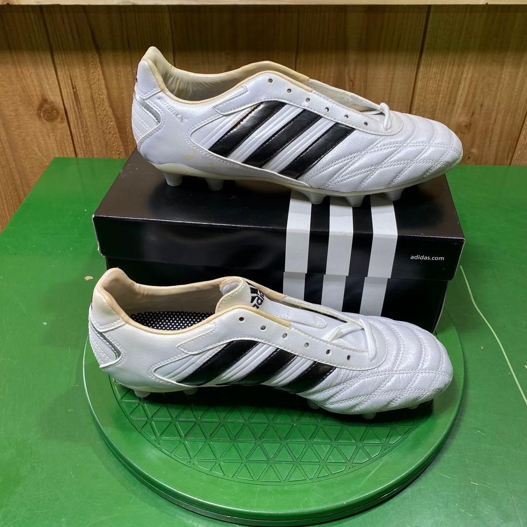 【訳あり】adidas サッカーシューズ ホワイト/ブラック 25.0cm