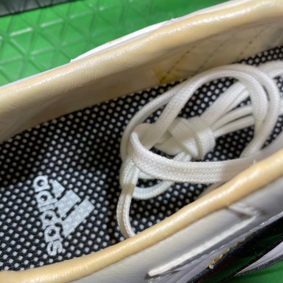 【訳あり】adidas サッカーシューズ ホワイト/ブラック 25.0cm