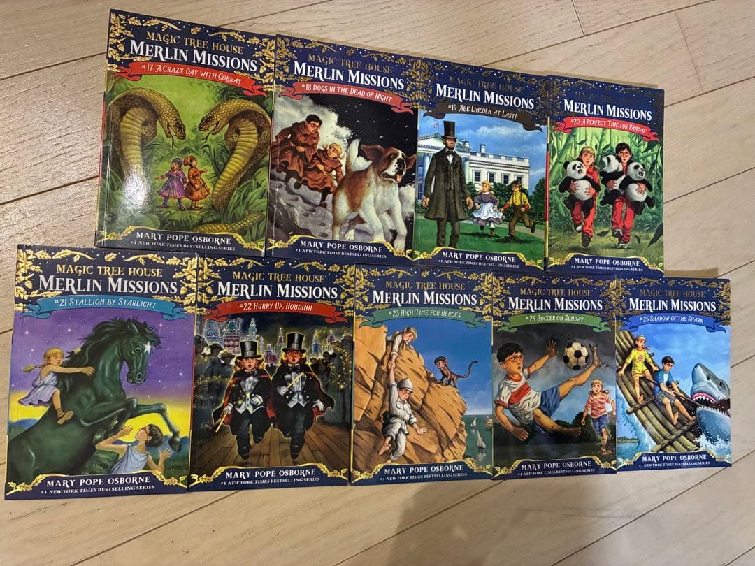 Magic Tree House Merlin Missions 25冊セット