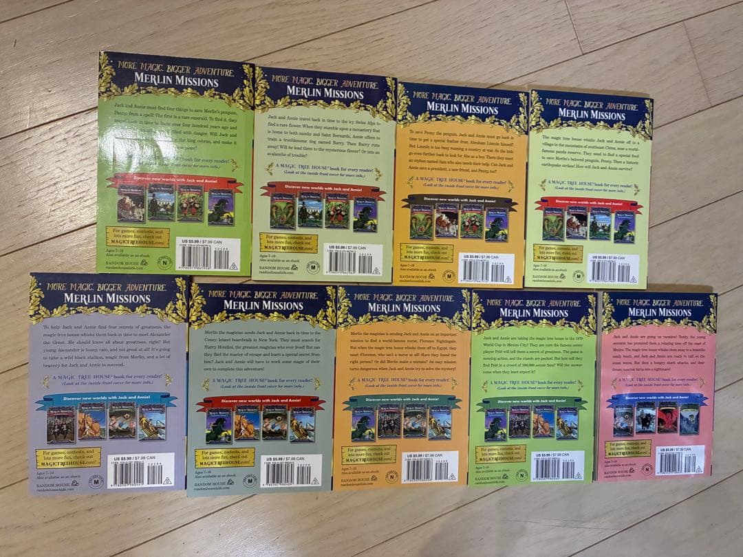 Magic Tree House Merlin Missions 25冊セット
