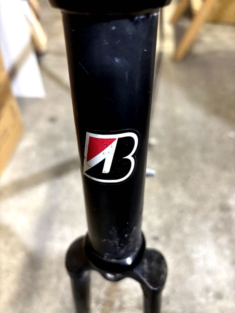 BRIDGESTONE RADAC フレームセット 56cm ブラック BB付