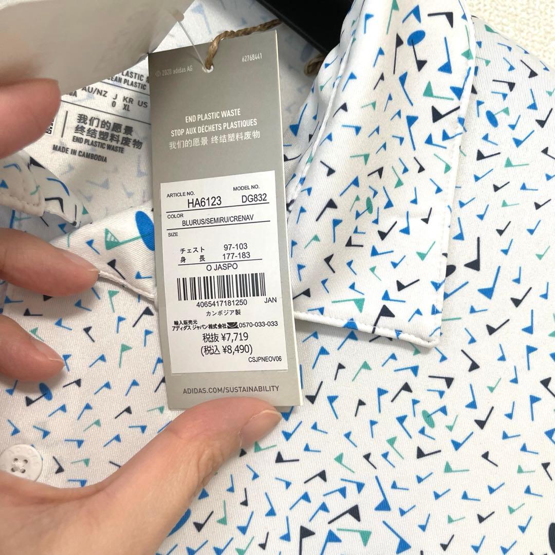 ゴルフ　ポロシャツ　adidas アディダス　大きいサイズ　ゴルフ着　メンズ