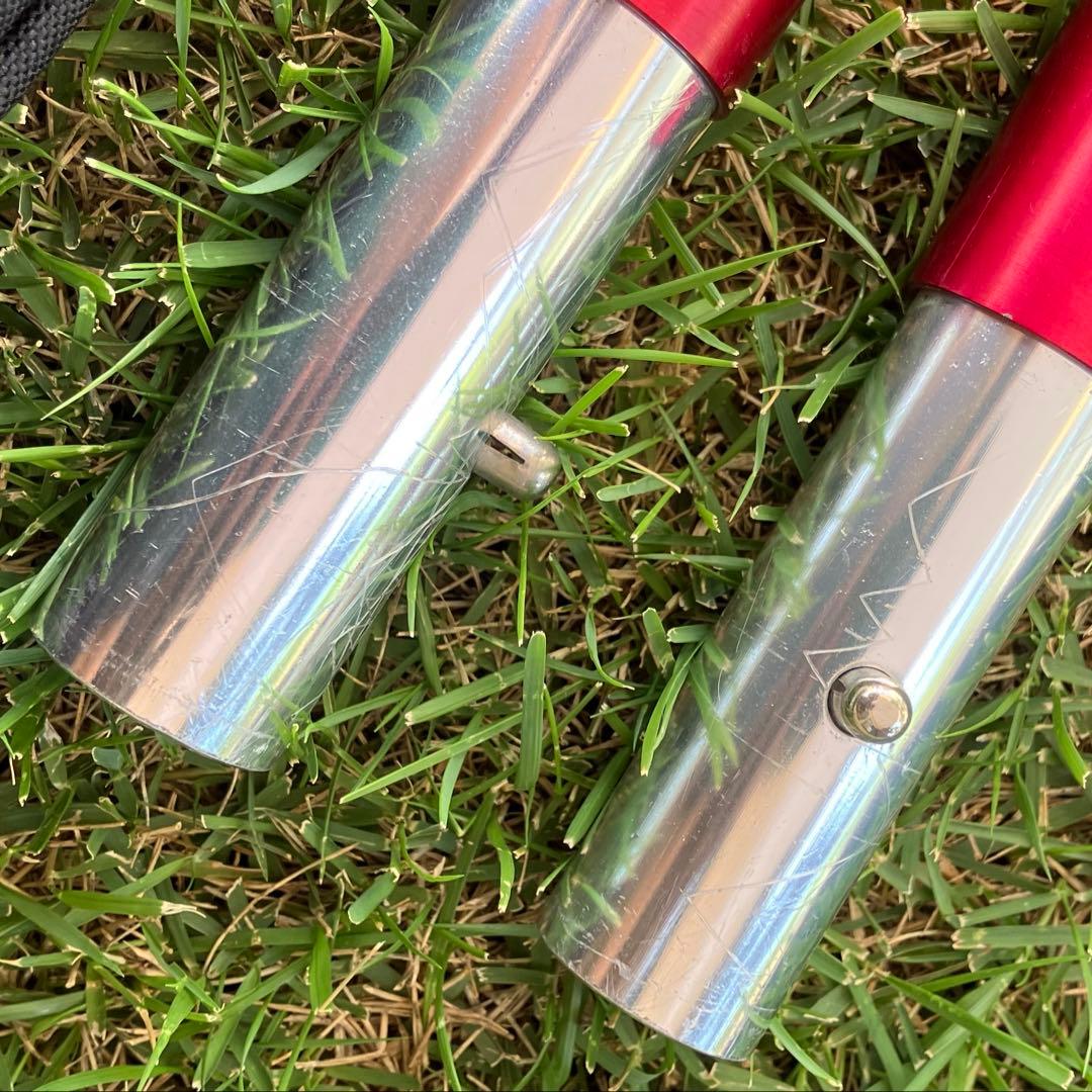 DOD ビッグタープポール 2本セット(レッド)