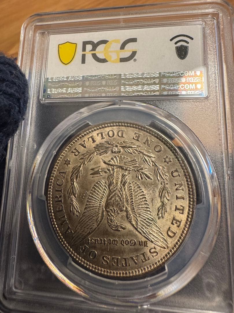 ★本物保証　モルガンダラー銀貨　1921年 PCGS ms62
