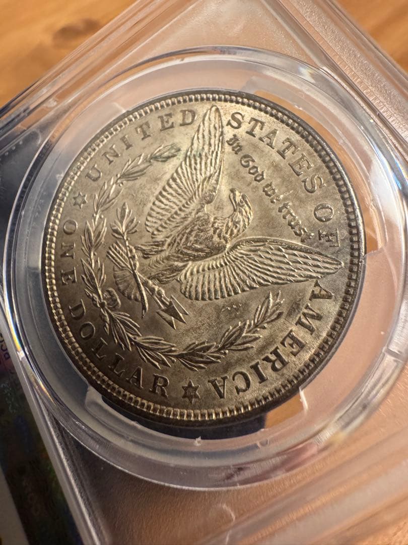 ★本物保証　モルガンダラー銀貨　1921年 PCGS ms62