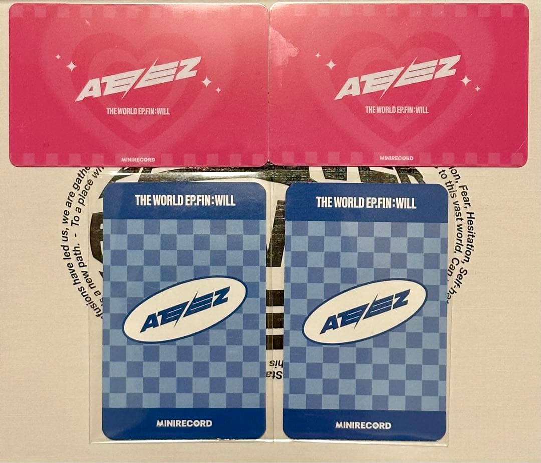 ATEEZ ホンジュン ソンファ minirecord トレカ・特典セット