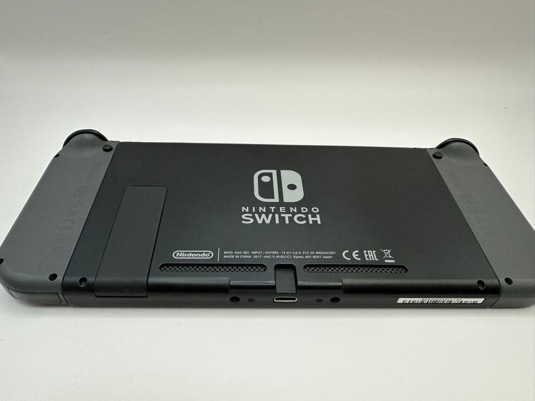 Nintendo Switch 本体 グレー ドック付き　起動確認済　初期化済