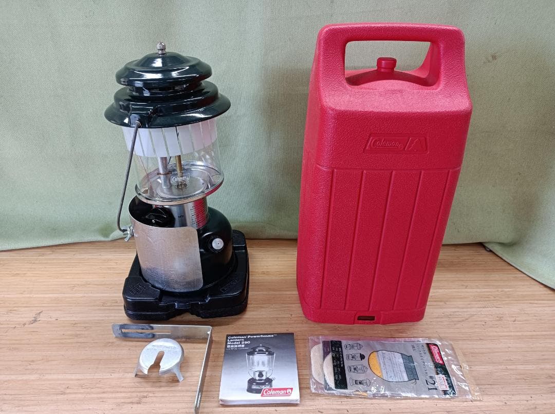 都《WHYQR》Coleman　Power House　ランタン　290ジャンク