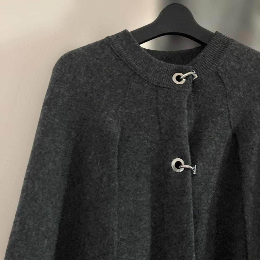 zara ニットケープコート　Lサイズ 新品未使用