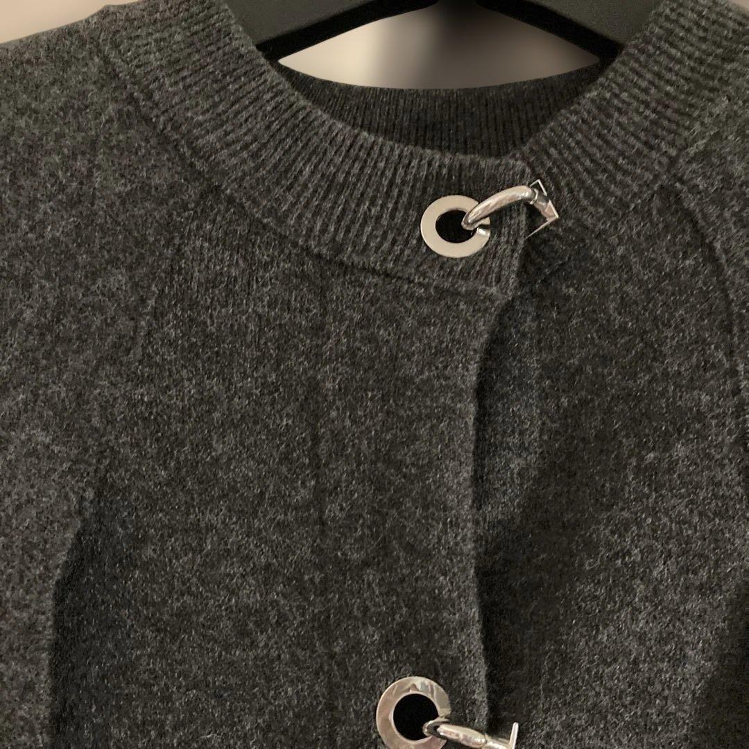 zara ニットケープコート　Lサイズ 新品未使用