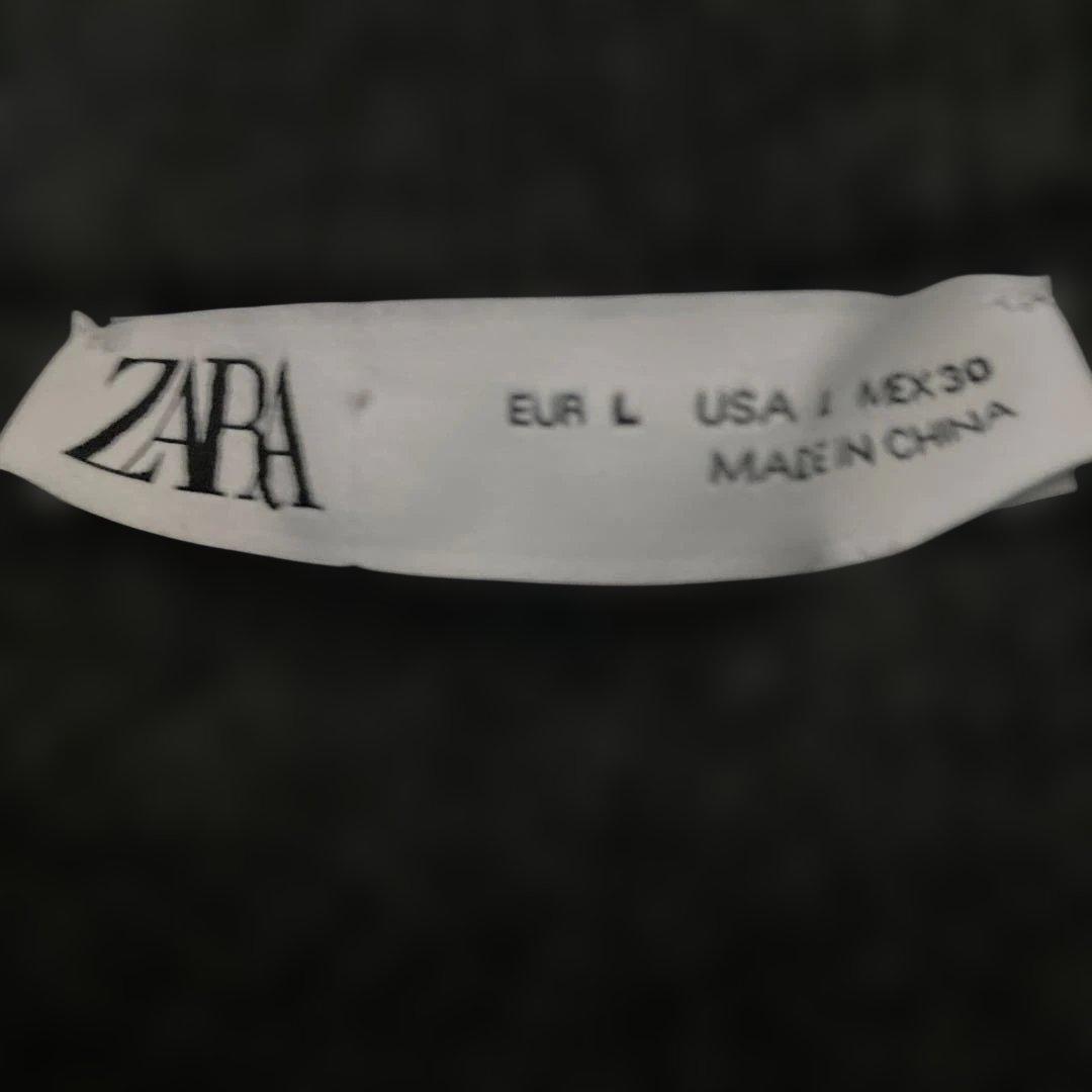 zara ニットケープコート　Lサイズ 新品未使用