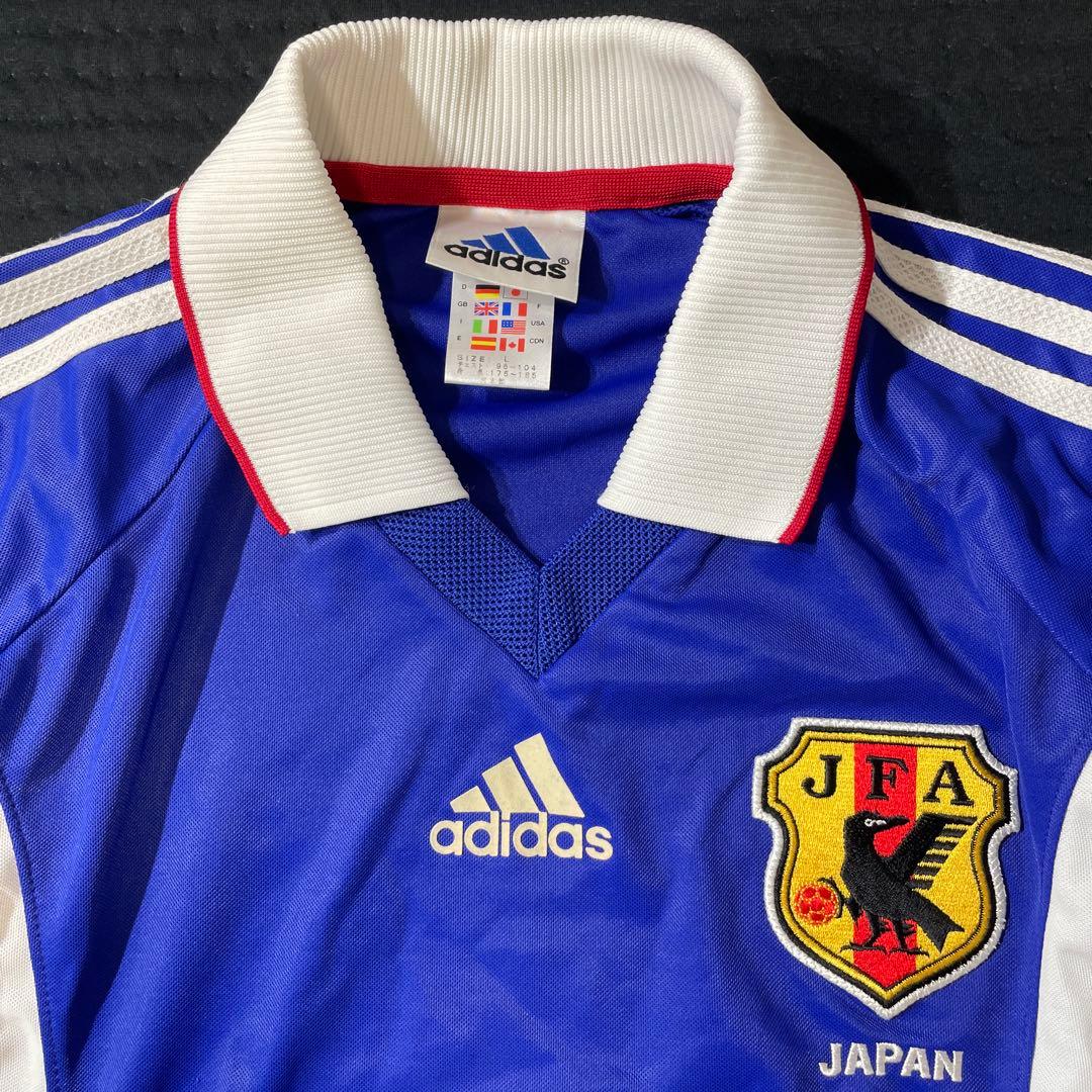 99/00 adidas サッカー日本代表 レプリカユニフォーム　L