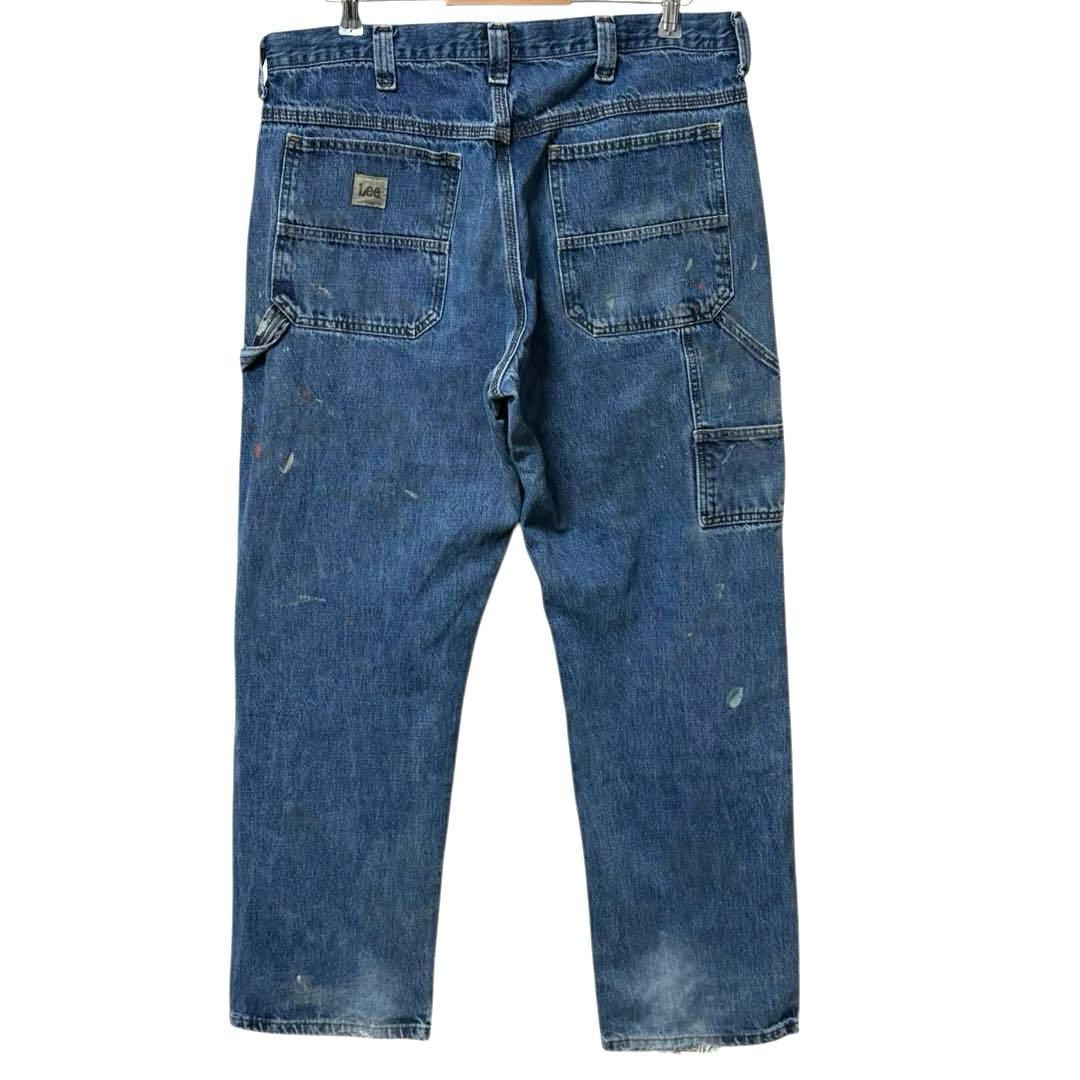 00s Lee デニムペインターパンツ メキシコ製 ペイント ペンキ1点物