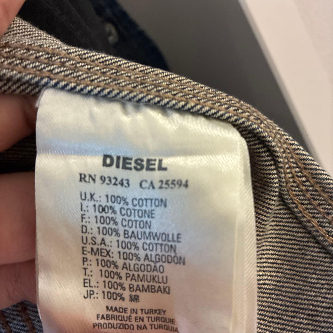 DIESEL ダークブルー デニムジャケット