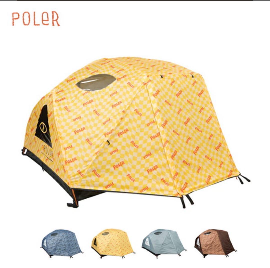 POLER 2Pイエローキャンプテント
