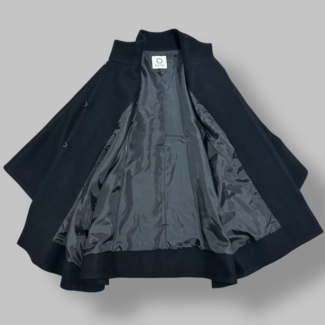 美品✨MARWUNITED ARROWS ポンチョコート ポンチョ ブラック