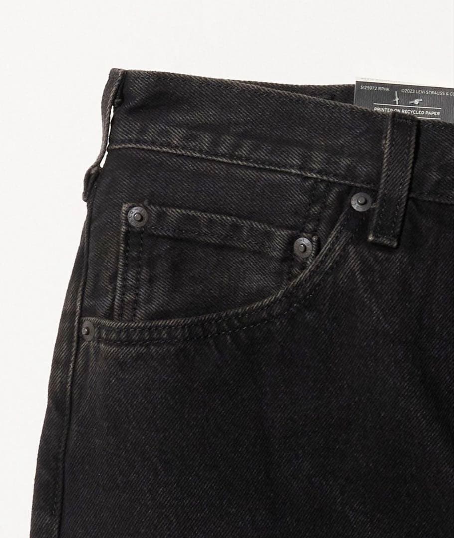 美品 Levi's 517 ブラックデニム 32inch