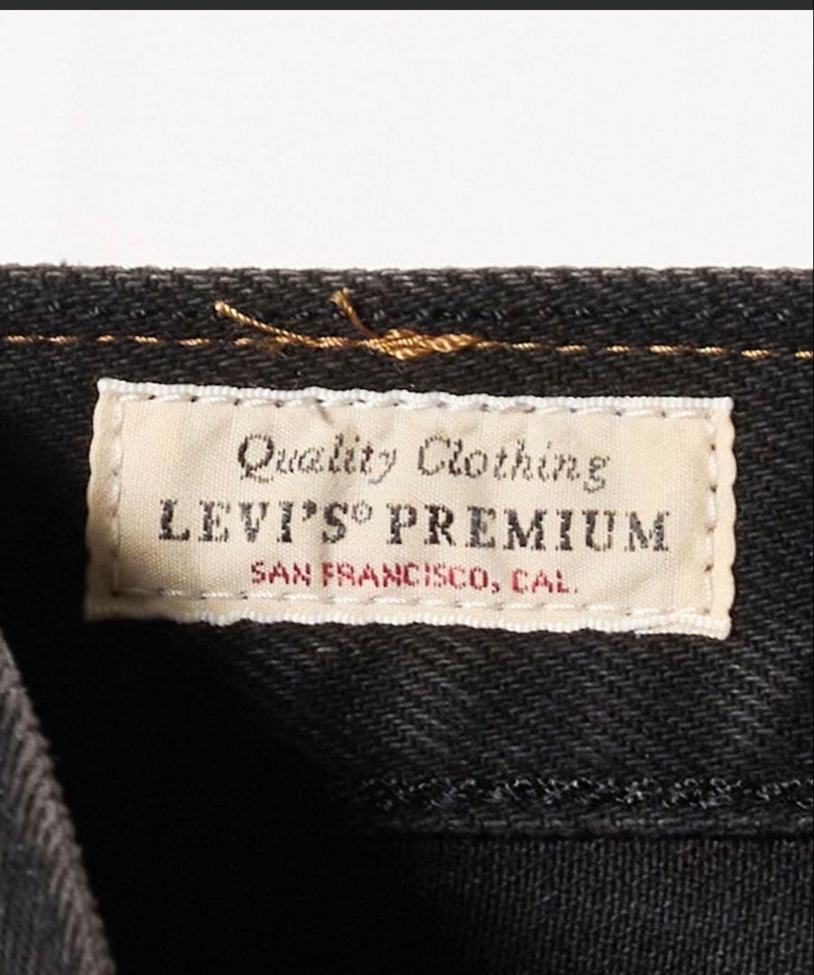 美品 Levi's 517 ブラックデニム 32inch