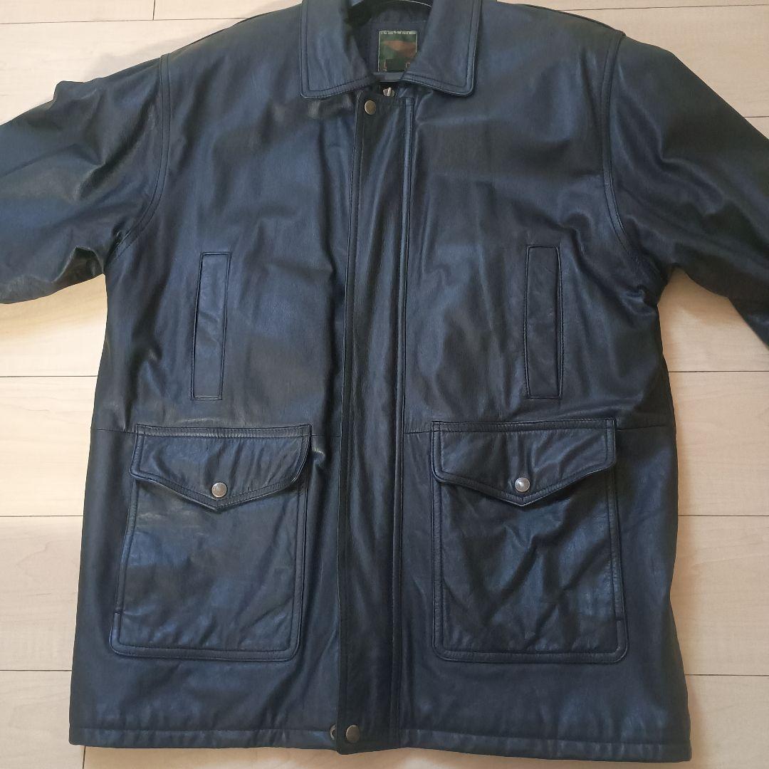 OLD UNIQLO レザージャケット黒