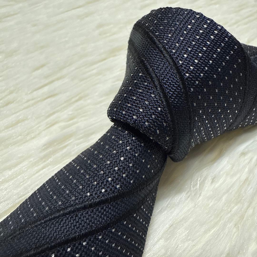 【未使用級】Christian Dior ネクタイ　高級シルク　レジメンタル