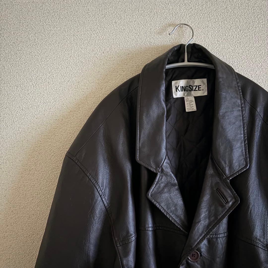 ジャケット・アウター KING SIZE leather coat 6XL