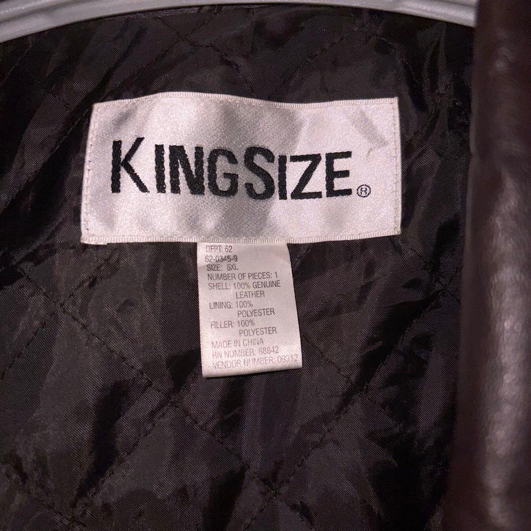 ジャケット・アウター KING SIZE leather coat 6XL