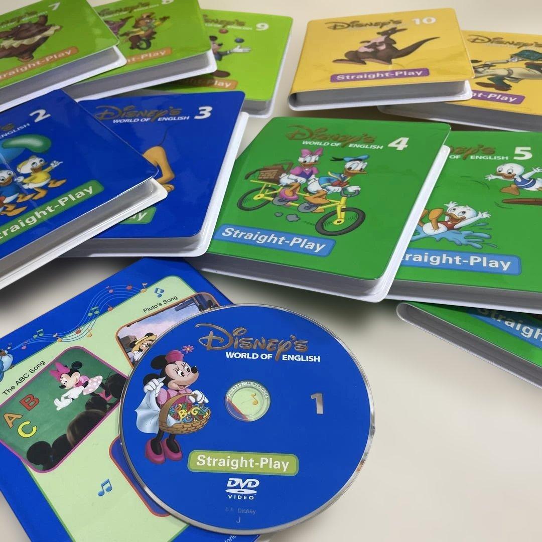 DWE ディズニー英語システム　新子役 Straight-Play　DVD12枚