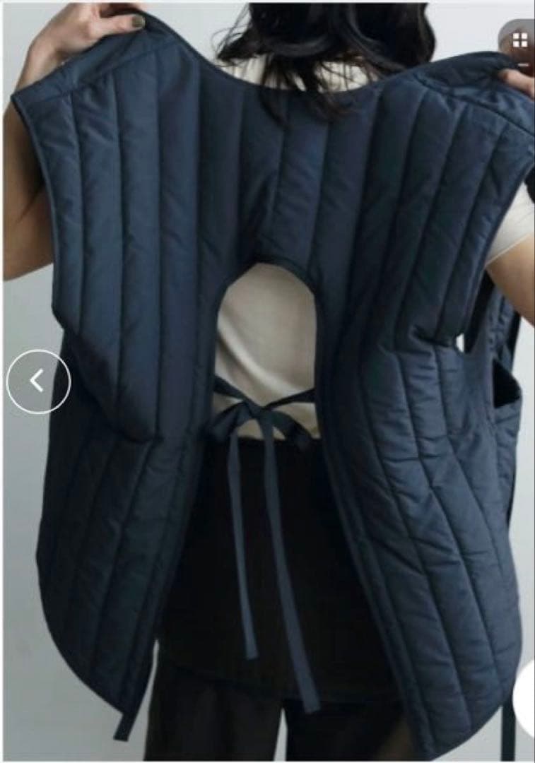 新品　anuke Backopen Stripe Vest スコットクラブ