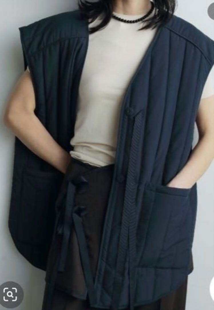新品　anuke Backopen Stripe Vest スコットクラブ