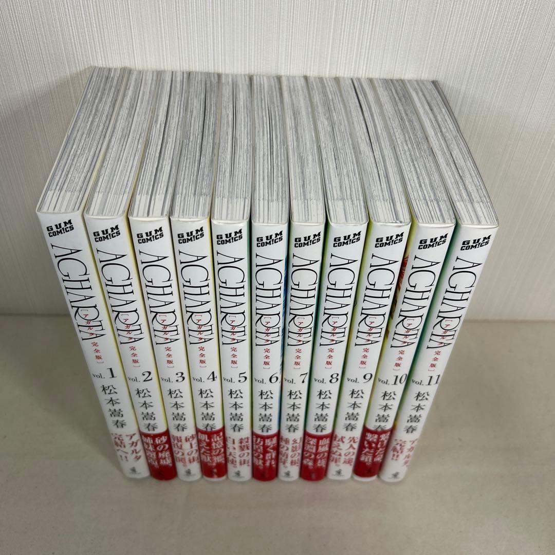 【美品】AGHARTA アガルタ　完全版　全11巻セット　松本崇春【全巻初版】