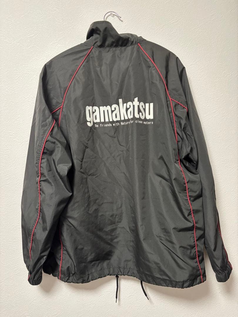 gamakatsu フィッシングジャケット M 黒