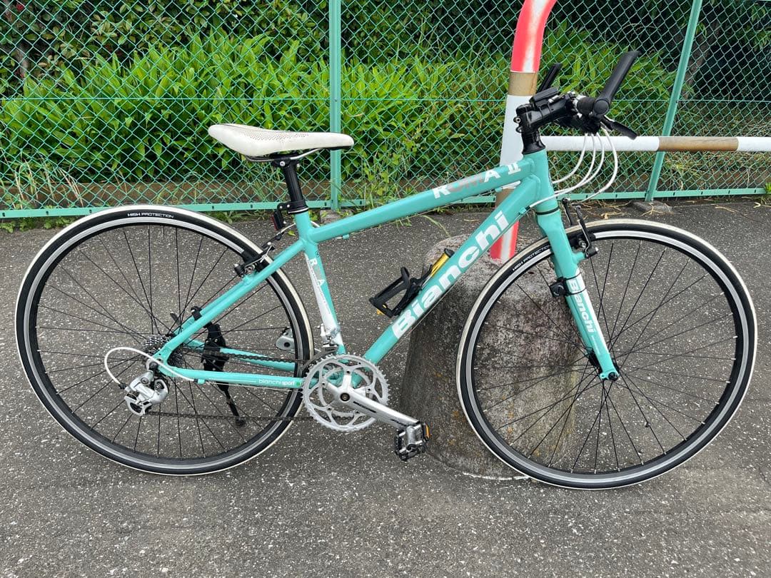 【QaDa】Bianchi ROMA 2 クロスバイク チェレステ